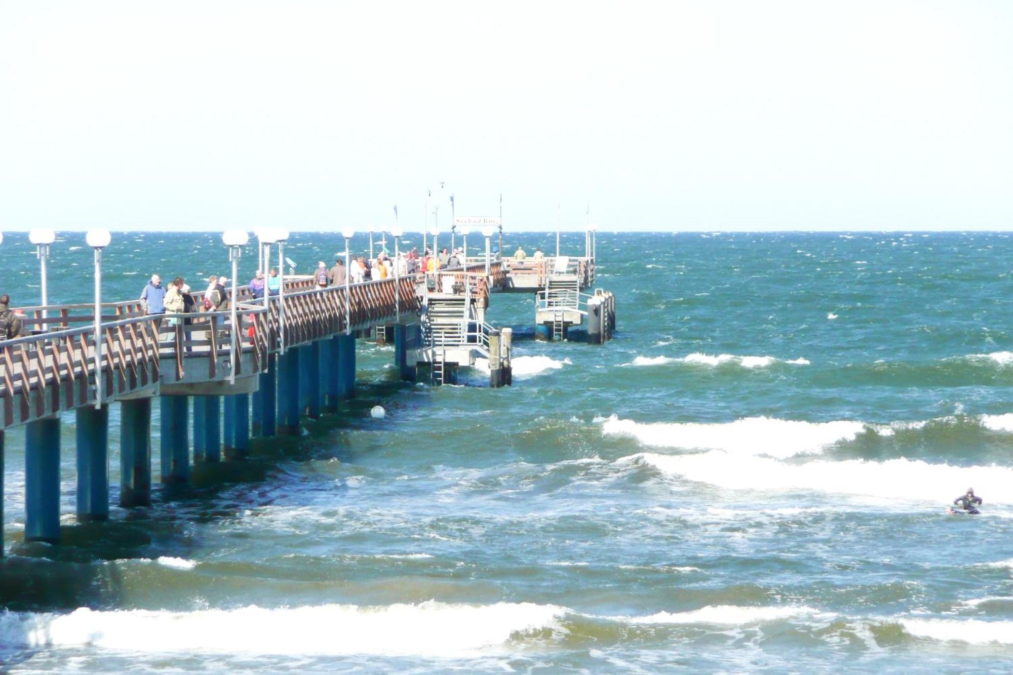 Aparthotel Ostsee Fewo 36 Balkon, Meerblick, Strand Binz Exteriör bild