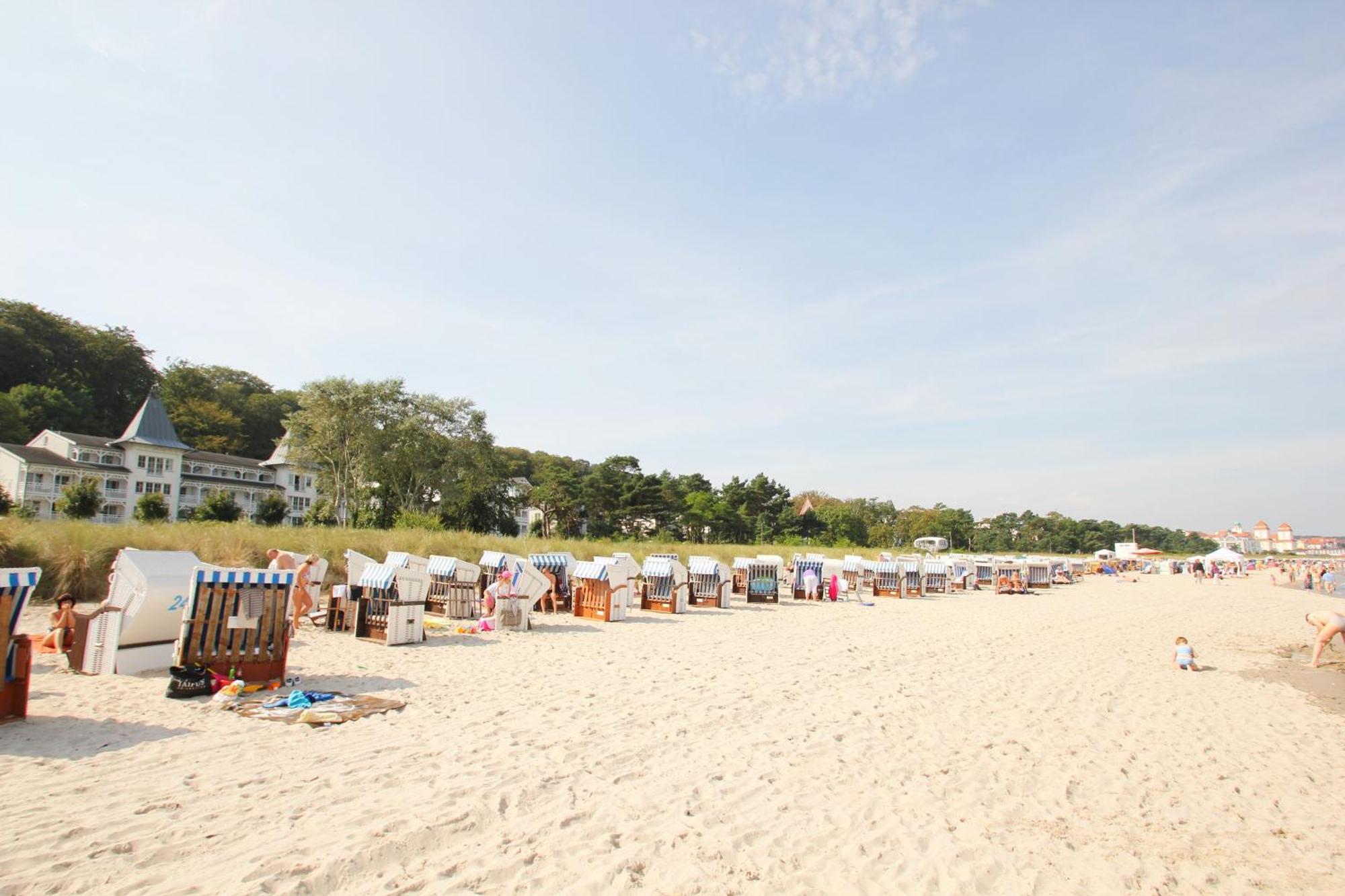 Aparthotel Ostsee Fewo 36 Balkon, Meerblick, Strand Binz Exteriör bild